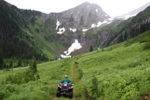 Trail on the 4th Annual ATV Poker Run